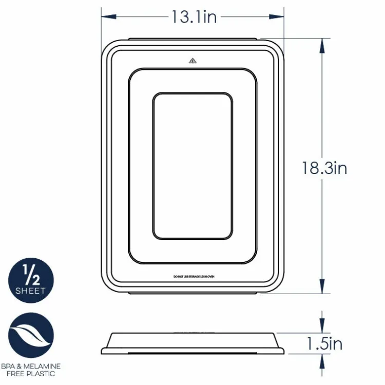 Half Sheet Pan Cover