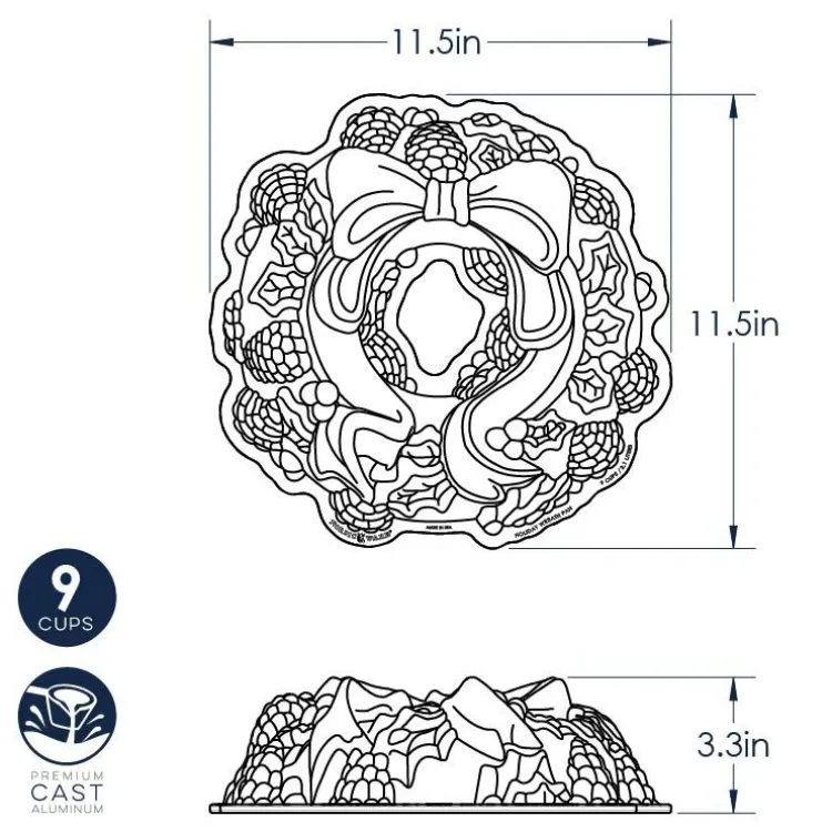 Holiday Wreath Pan