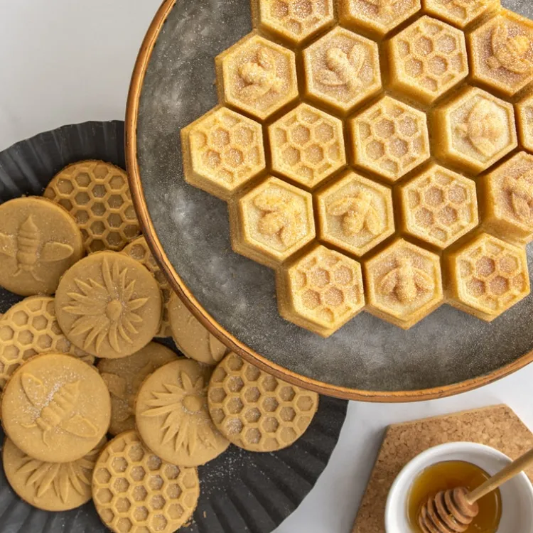 Honey Bees Cookie Stamps