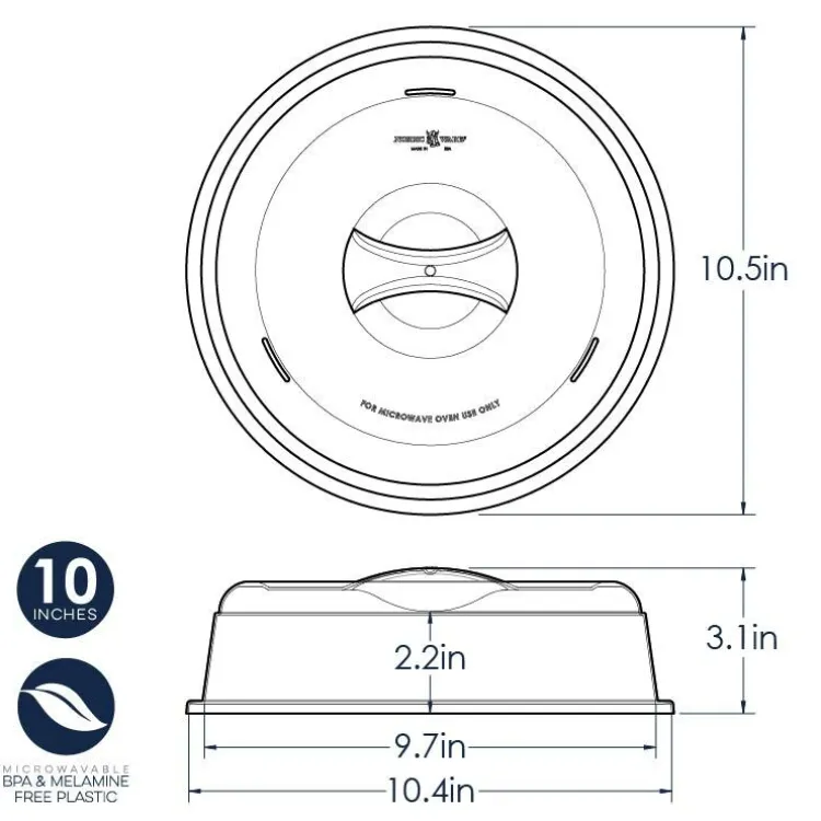 10 Inch Spatter Cover