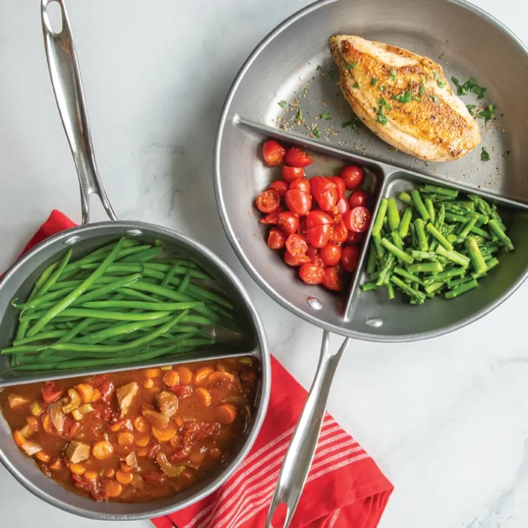 2-in-1 Divided Sauce Pan