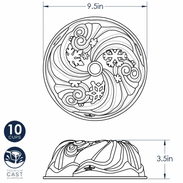 Let It Snow Bundt® Pan