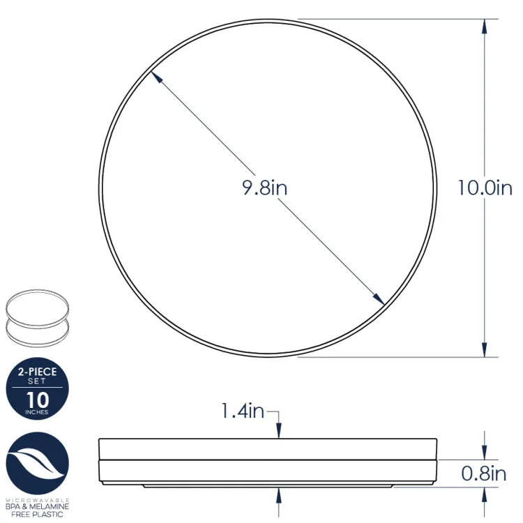 Meal Plates - Set of 2