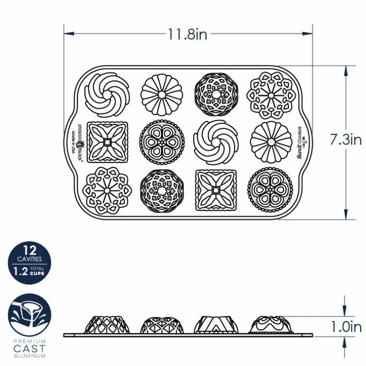 Mini Bundt® Charms Pan