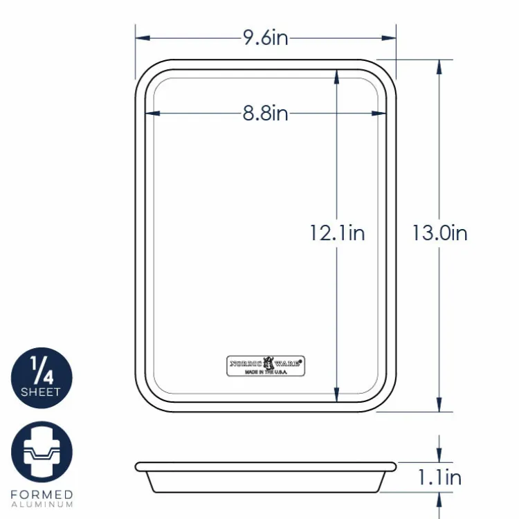 Naturals® Baker's Quarter Sheet Pan Set 2