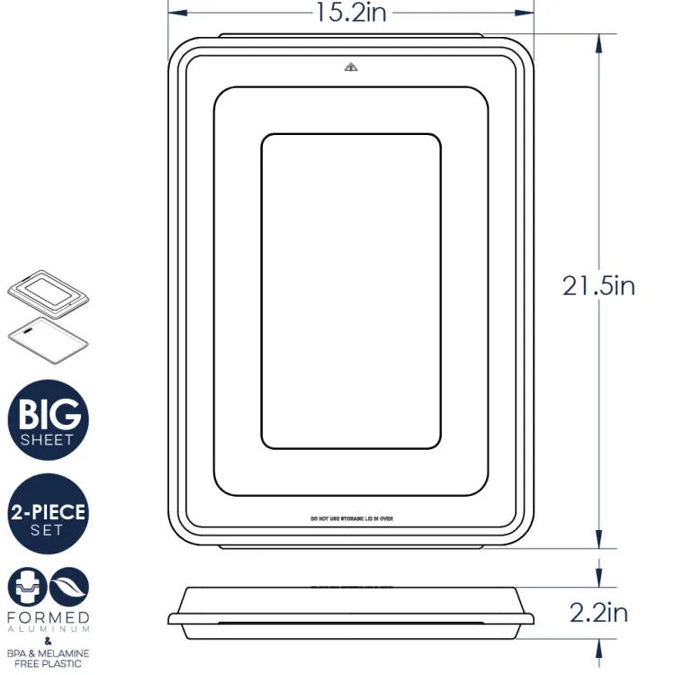 Naturals® Big Sheet Pan with Lid