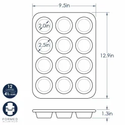 Naturals® 12 Cavity Muffin Pan