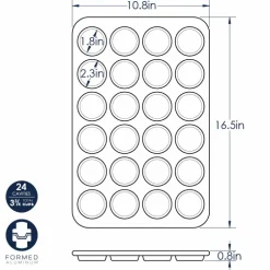 Naturals® 24 Cavity Petite Muffin Pan