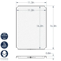 Naturals® Half Sheet with Multi-Purpose Oven & Cooling Rack