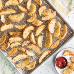 Naturals® Half Sheet with Oven-Safe Nonstick Grid