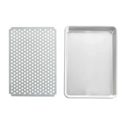 Naturals® High Sided Half Sheet Pan with Multi-Task Oven & Cooling Rack
