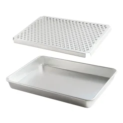 Naturals® High Sided Half Sheet Pan with Multi-Task Oven & Cooling Rack
