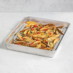 Naturals® High Sided Half Sheet Pan with Multi-Task Oven & Cooling Rack