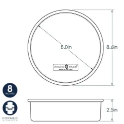 Naturals® 8 Inch Round Layer Cake Pan