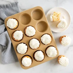 Naturals® Nonstick 12 Cavity Muffin Pan