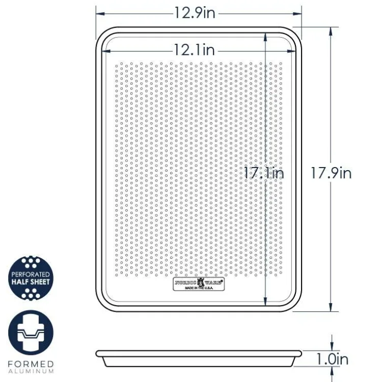 Naturals® Perforated Crisping Half Sheet