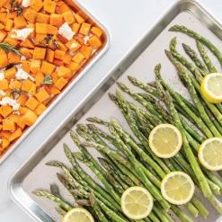 Naturals® 2 Piece Half Sheet & Quarter Sheet Pan Set