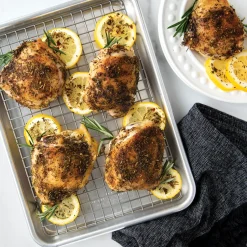 Naturals® Quarter Sheet Pan with Oven-Safe Nonstick Grid