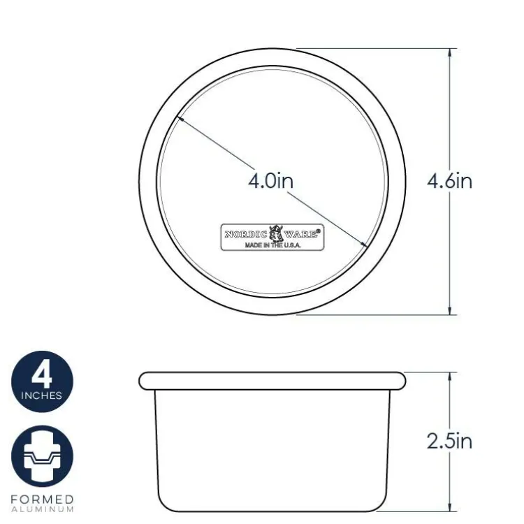 Naturals® 4" Round Layer Cake Pan