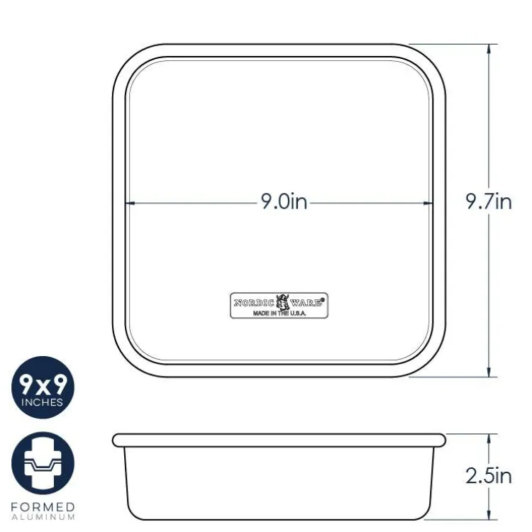 Naturals® 9" Square Cake Pan