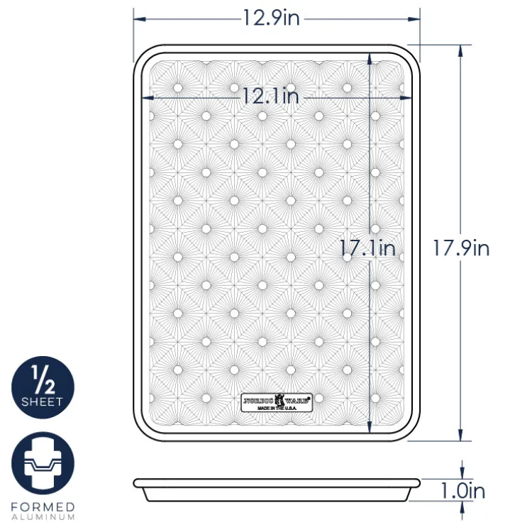 Naturals® Vintage Starburst Half Sheet Pan