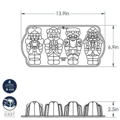 Nutcracker Cakelet Pan