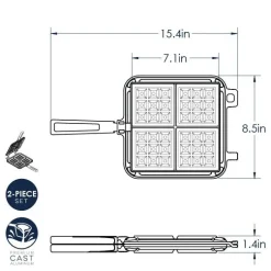 Original Stovetop Belgian Waffler