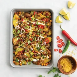4-Piece Brilliant™ Bakeware Nonstick Sheet Pan Set