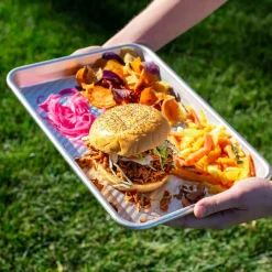 2-Piece Grill & Serve Trays