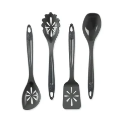 4 Piece Kitchen Utensil Set, Storm Gray