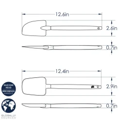 2 Piece Large Spatula Set