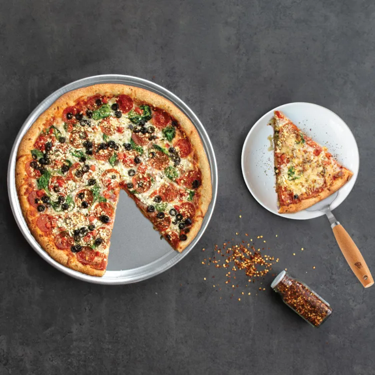 2-Piece Naturals® 14" Deep Dish Pizza Pan with Server