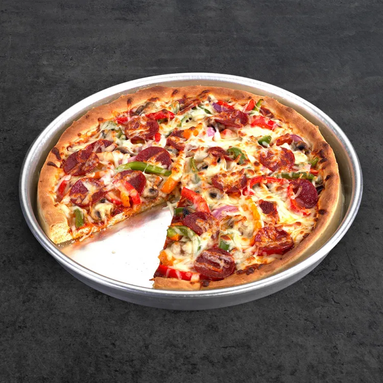 2-Piece Naturals® 14" Deep Dish Pizza Pan with Server