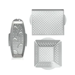 3-Piece Seafood and Grill Basket Set
