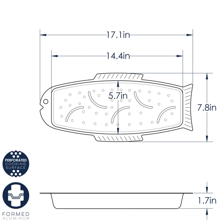 3-Piece Seafood and Grill Basket Set