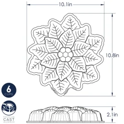 Poinsettia Pull-Apart Pan