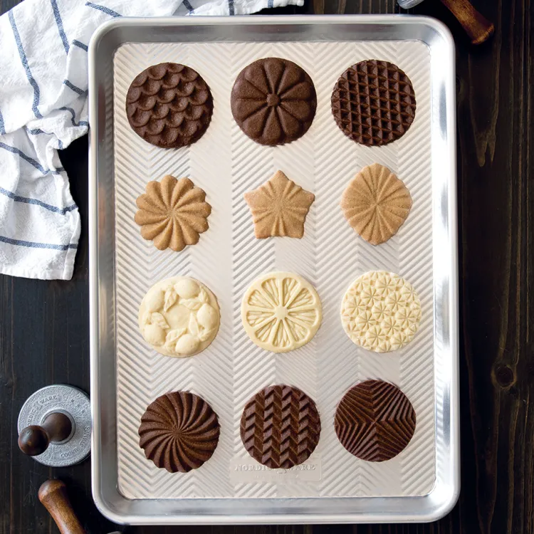 Pretty Pleated Cookie Stamps