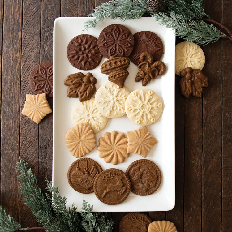 Pretty Pleated Cookie Stamps