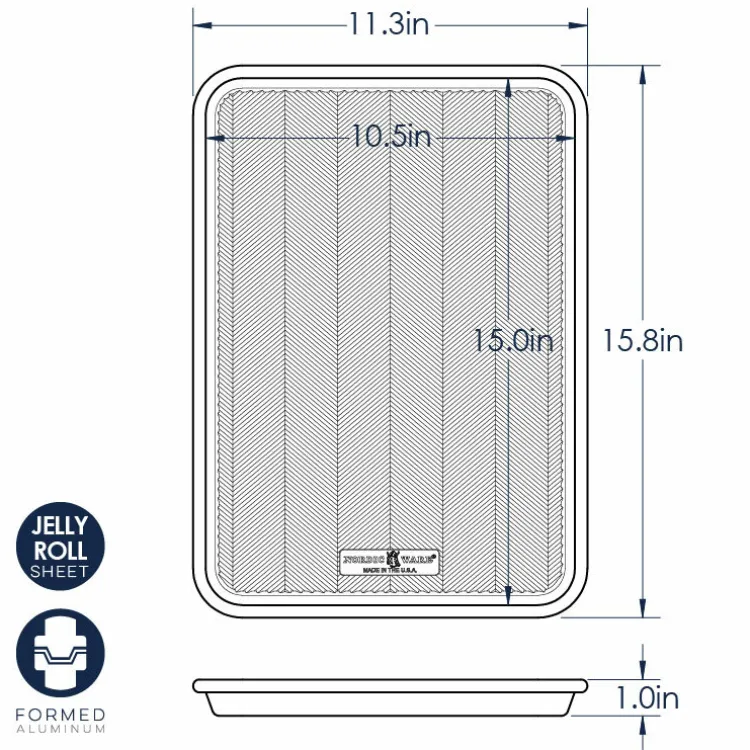 Prism Aluminum Jelly Roll Pan