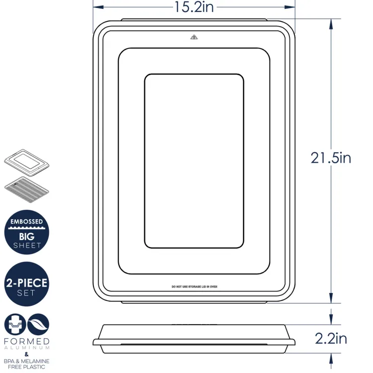 Prism Big Sheet Pan with Lid