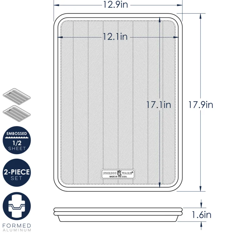 Prism Half Sheet Pan (Set of 2)