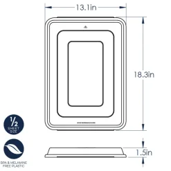 Prism High Sided Sheet Cake Pan with Lid