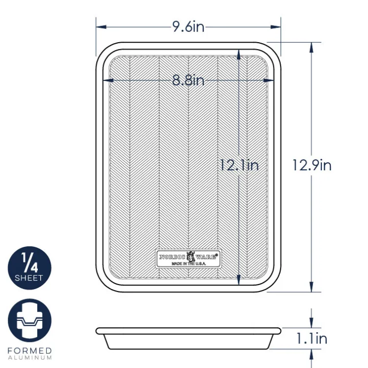 Prism Quarter Sheet Pan with Lid