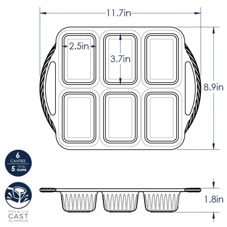 ProCast Mini Loaf Pan