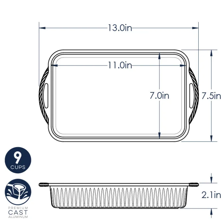 ProCast 7" x 11" Baking Pan