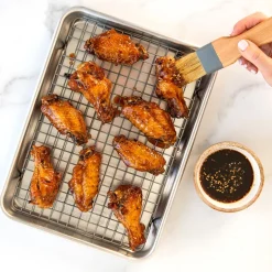 Quarter Sheet Oven-Safe Cooling Grid