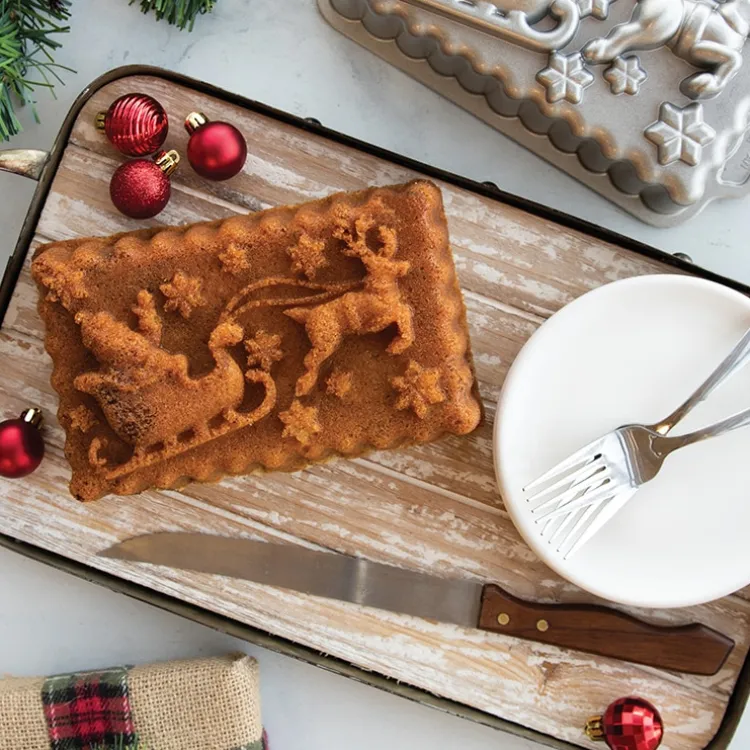 Santa's Sleigh Loaf Pan