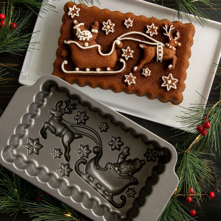 Santa's Sleigh Loaf Pan