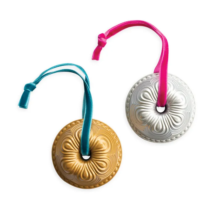 Set of 2 Collectible Cast Ornaments, Chiffon Bundt®