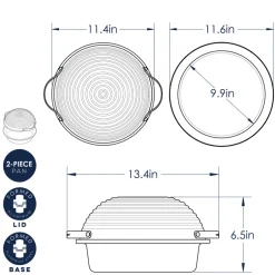 Simply Sourdough® Bread Baker (Pan & Lid Only)
